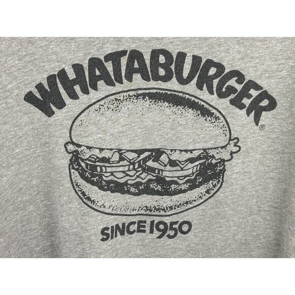 Whataburger Since 1950 Burger Graphic Tee Green Heather Shirt Small - Picture 3 of 16